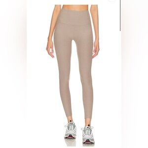 NWT Spacedye Caught in The Midi High Waisted Legging in Birch Heather XS